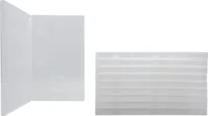 10mm Clear Game Cases - Compatible With Nintendo Switch - 1-Cartridge Capacity - VGBR10SWCL (10 Cases)