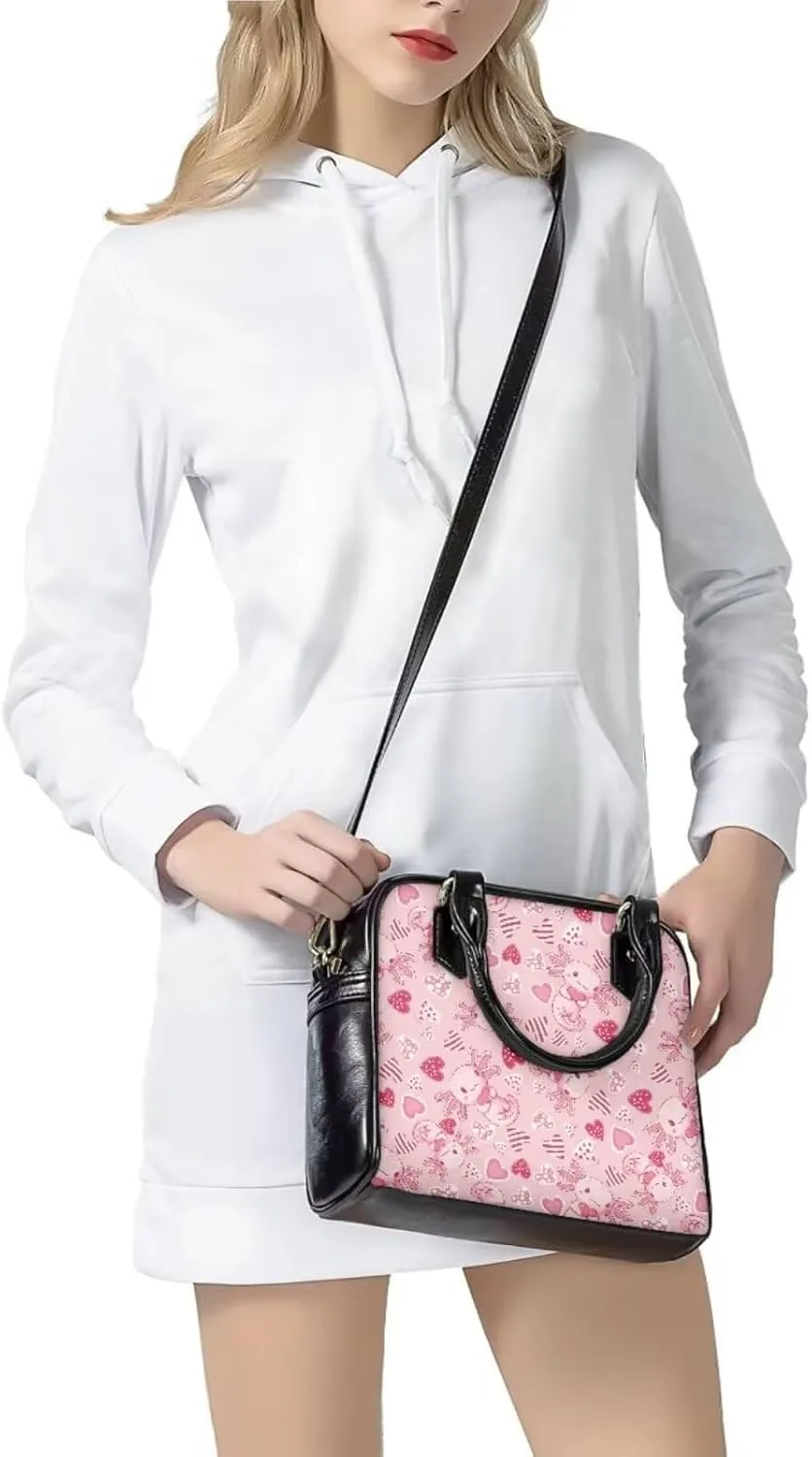 3 Piece Purse Sets for Women with Wallet Valentine's Day Satchel Tote Bags Leather Hobo Crossbody Bags
