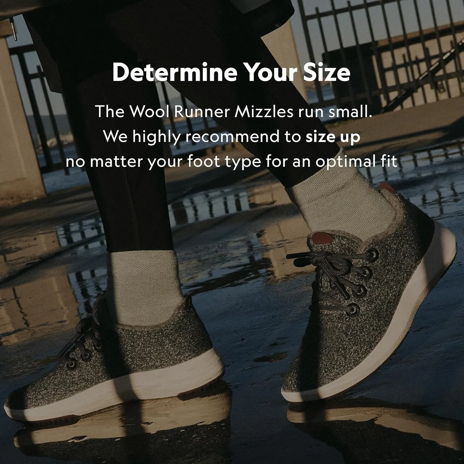 Allbirds Womens Wool Runner Mizzles Water-Repellent Breathable Casual Walking Sneakers Made with Eco-Friendly Merino Wool