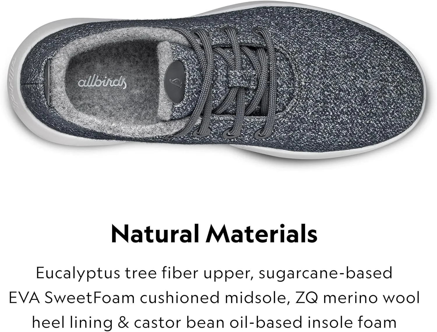 Allbirds Womens Wool Runner Mizzles Water-Repellent Breathable Casual Walking Sneakers Made with Eco-Friendly Merino Wool