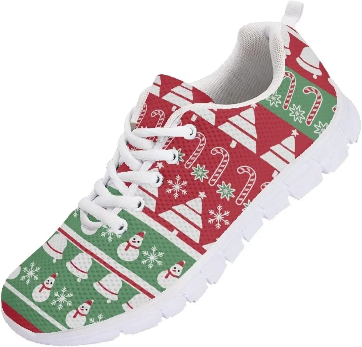 AmzPrint Women Men Walking Running Shoes White Sole Athletic Shoes for Women Men Fashion Casual Sneakers Size 5.5-13.5 Us