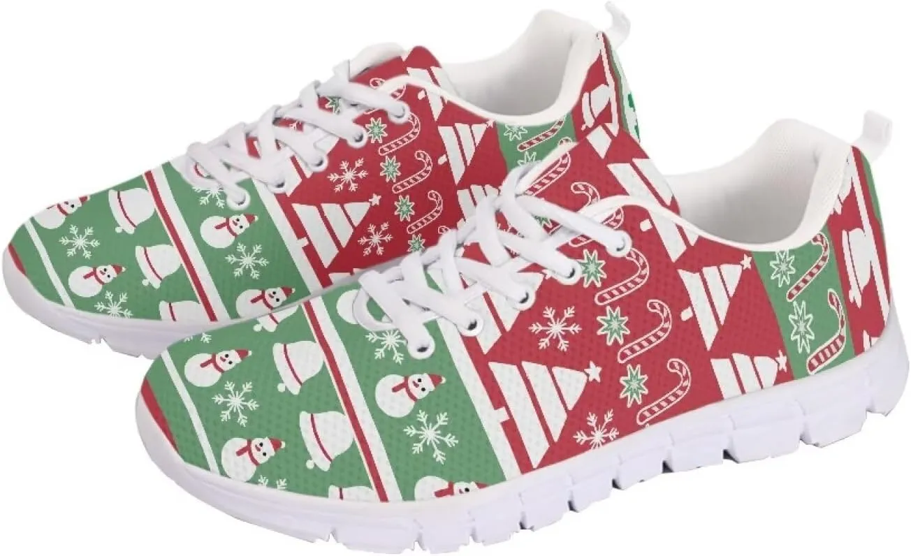AmzPrint Women Men Walking Running Shoes White Sole Athletic Shoes for Women Men Fashion Casual Sneakers Size 5.5-13.5 Us