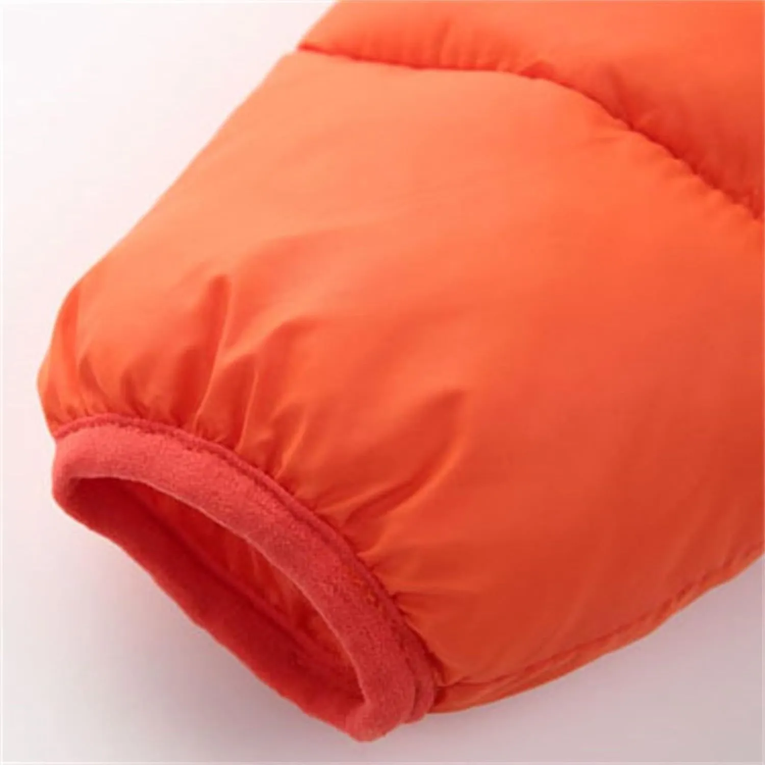 Autumn Winter Toddler Girl Boy Long Sleeved Hooded Zipper Down Jackets Girls Fashion Solid Color Jacket Coats