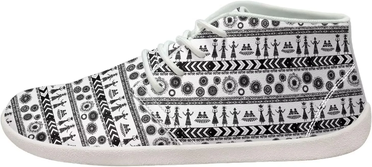 Aztec Comfortable Wide Walking Shoes Fashion Barefoot Sneakers for Men Breathable Waterproof Soft EVA Sole Anti-Skid Trail Running Shoes for Outdoor US 5-14 White Sole