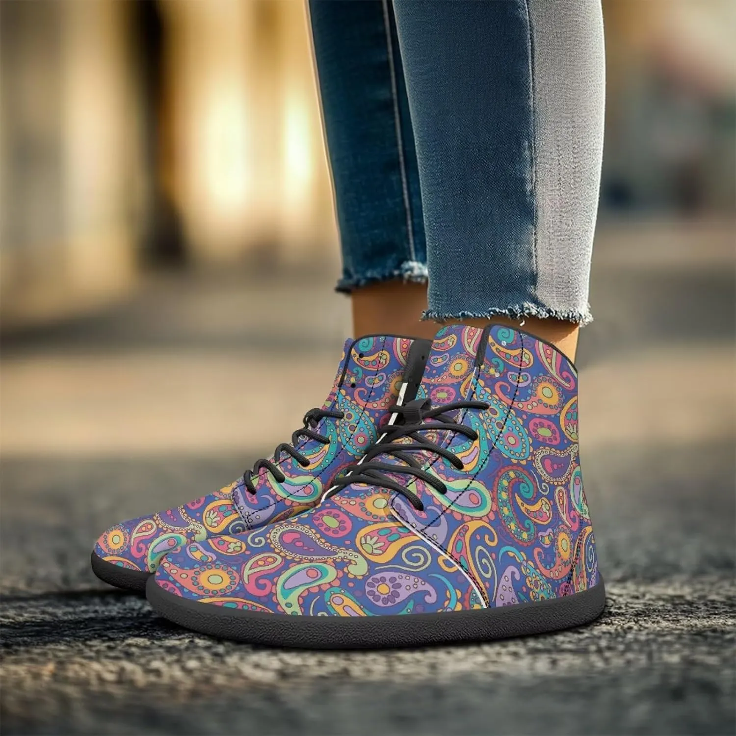 Barefoot Shoes for Women Comfortable High Top Anti-Skid Wide Toe Box Tennis Shoes Waterproof Zero Drop Minimalist Sport Hiking Sneakers for Women US 6-13.5