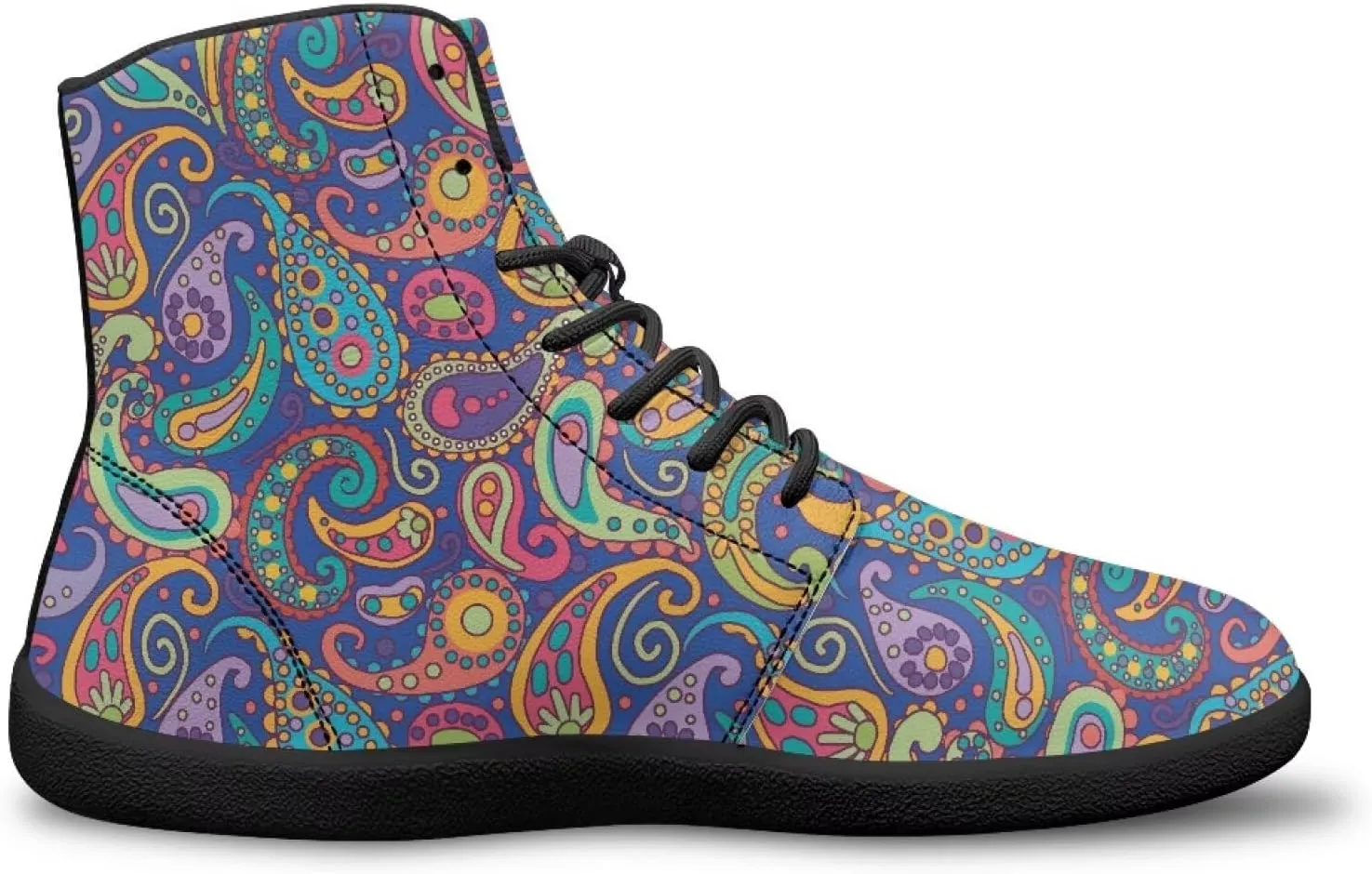 Barefoot Shoes for Women Comfortable High Top Anti-Skid Wide Toe Box Tennis Shoes Waterproof Zero Drop Minimalist Sport Hiking Sneakers for Women US 6-13.5