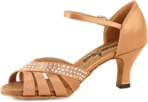 BlueBell Shoes Handmade Women's Ballroom Salsa Wedding Competition Dance Shoes The Maria 2.5" Heel