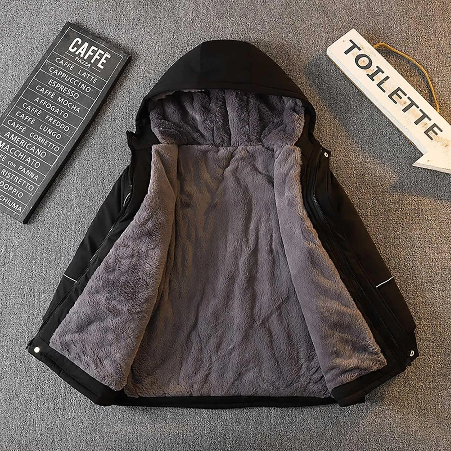 Boys Warm Winter Coat Long Parka Fleece Lined Windbreaker Puffer Jacket Outerwear with Hood Pockets 5-15 Years
