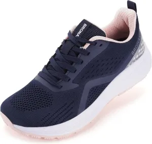 BRONAX Women's Wide Toe Box Road Running Shoes | Wide Athletic Tennis Sneakers with Rubber Outsole