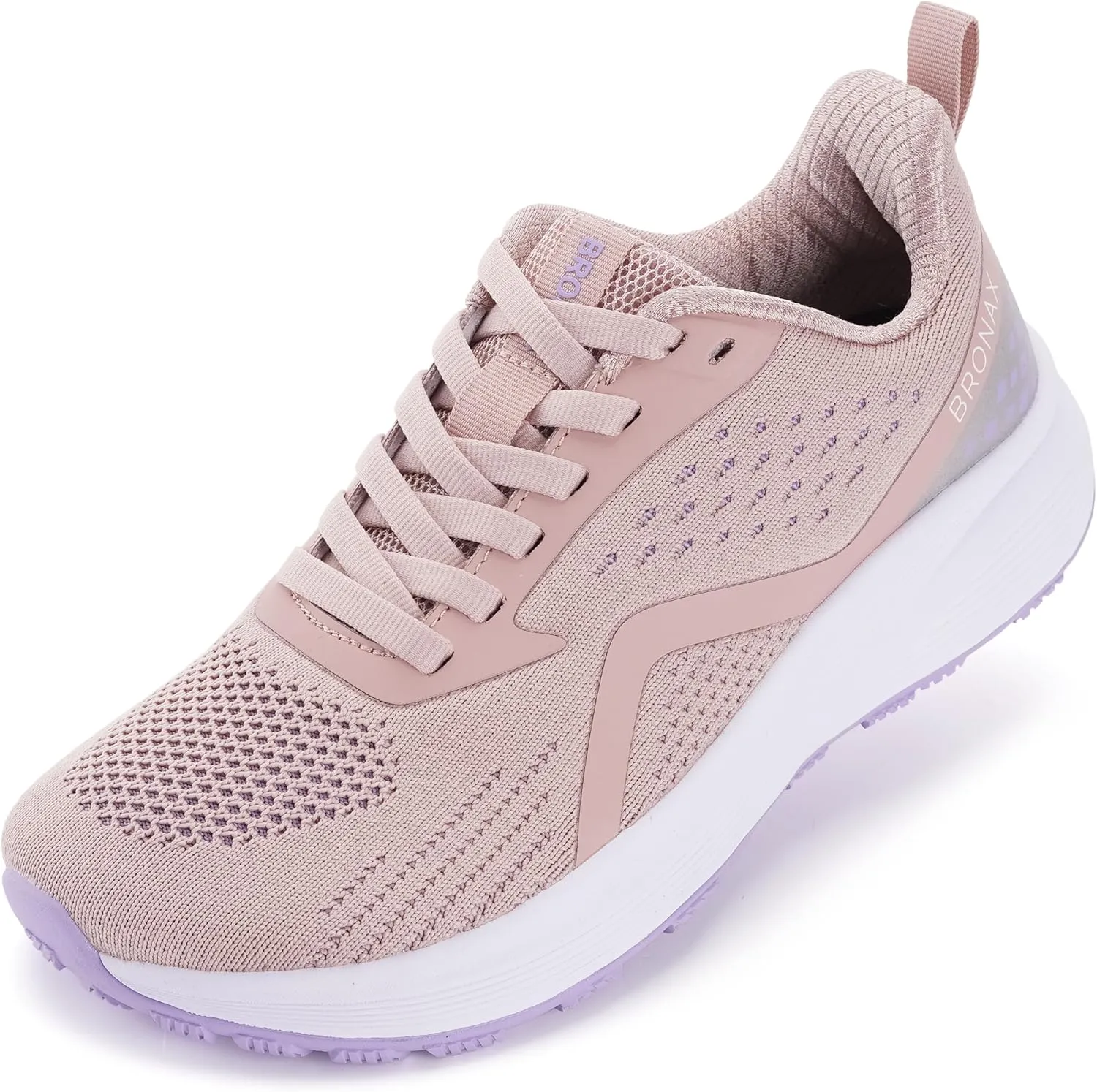 BRONAX Women's Wide Toe Box Road Running Shoes | Wide Athletic Tennis Sneakers with Rubber Outsole