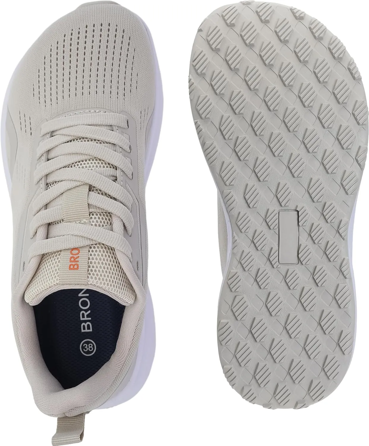 BRONAX Women's Wide Toe Box Road Running Shoes | Wide Athletic Tennis Sneakers with Rubber Outsole