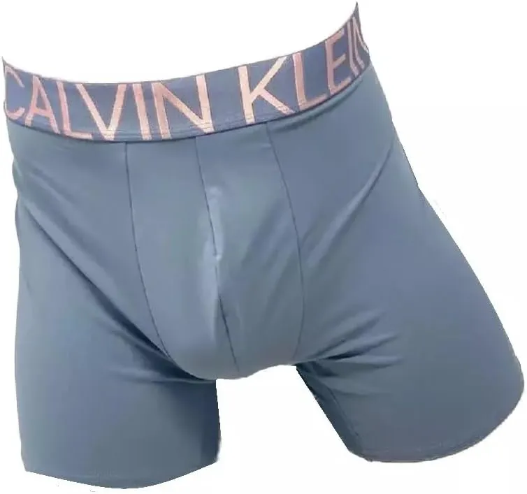 Calvin Klein Statement 1981 Microfiber Boxer Briefs (US, Alpha, Medium, Regular, Regular, Gray)