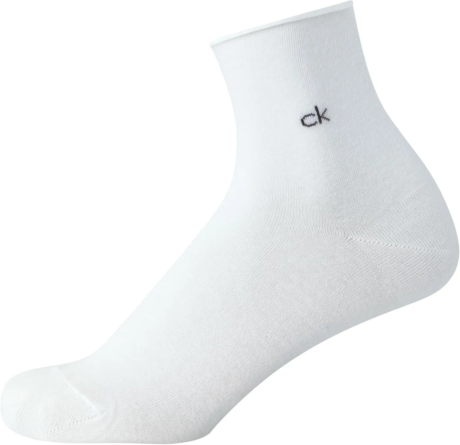 Calvin Klein Womens Crew Socks - 3 Pack Soft Cotton Blend Roll Cuff Mini/Mid Crew Dress Socks for Women (Shoe Size: 4-10)