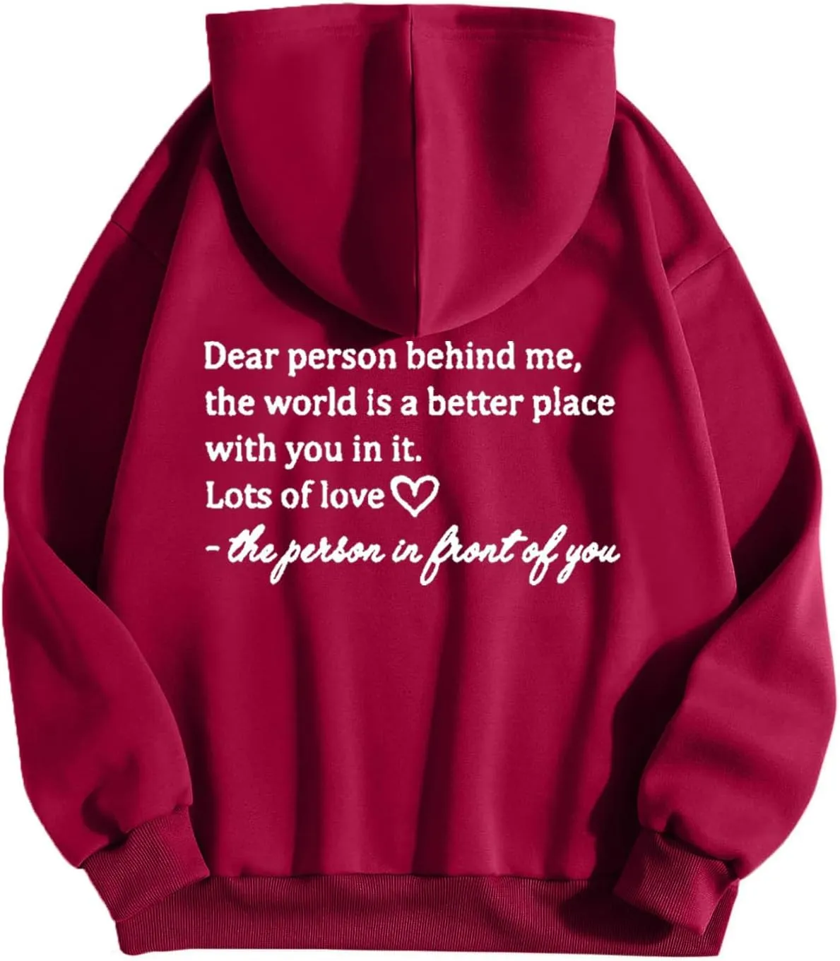 Ceboyel Womens Trendy Hoodies With Sayings Long Sleeve Sweatshirts Pullover Casual Tops Y2K Teen Girls Clothing