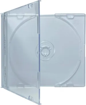 CheckOutStore 25 Slim Clear CD Jewel Cases