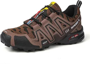 CHUUMEE Hiking Shoe for Men Outdoor Trekking Trail Running Sneaker Waterproof Non Slip Work Shoes