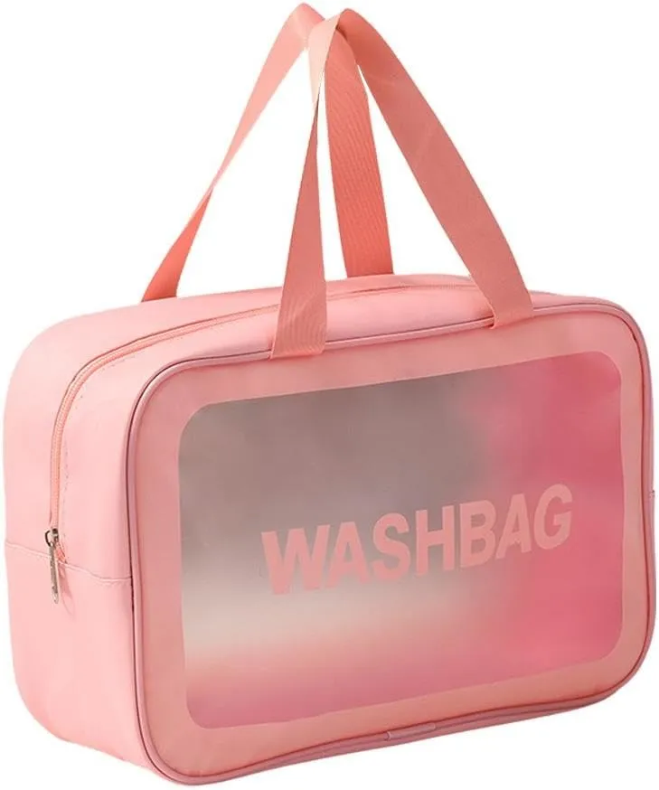 Clear Makeup Bags,PVC Waterproof Travel Small Pouches Clear Pouch with Zipper,Clear Travel Bag for Liquids Toiletries, Makeup Cosmetic Bag Organizer for Women Men