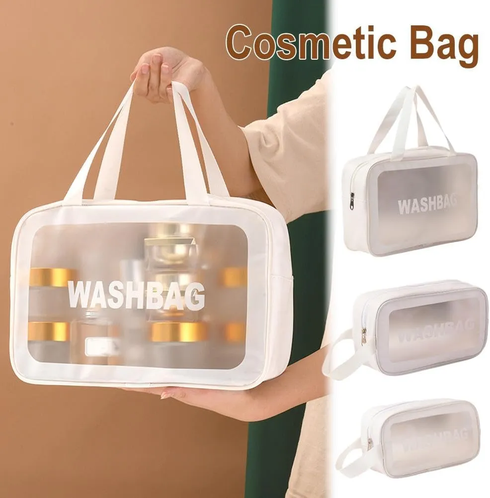 Clear Makeup Bags,PVC Waterproof Travel Small Pouches Clear Pouch with Zipper,Clear Travel Bag for Liquids Toiletries, Makeup Cosmetic Bag Organizer for Women Men