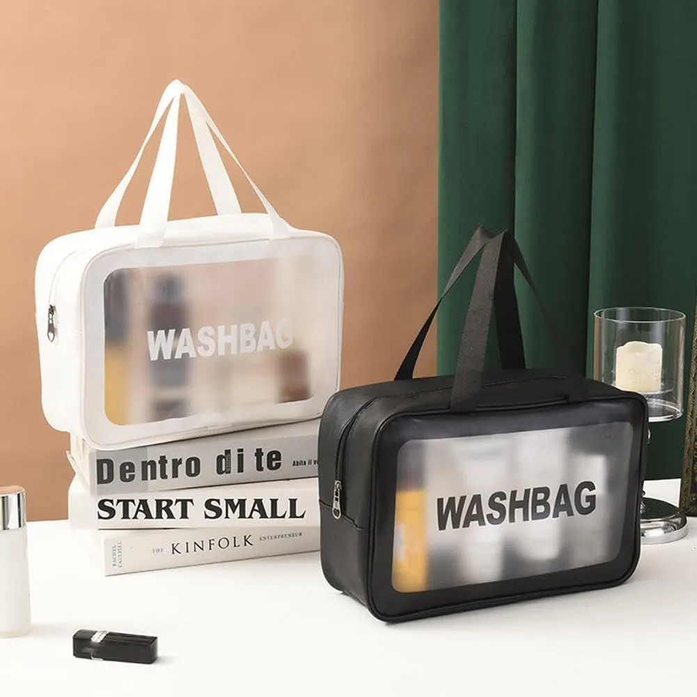 Clear Makeup Bags,PVC Waterproof Travel Small Pouches Clear Pouch with Zipper,Clear Travel Bag for Liquids Toiletries, Makeup Cosmetic Bag Organizer for Women Men