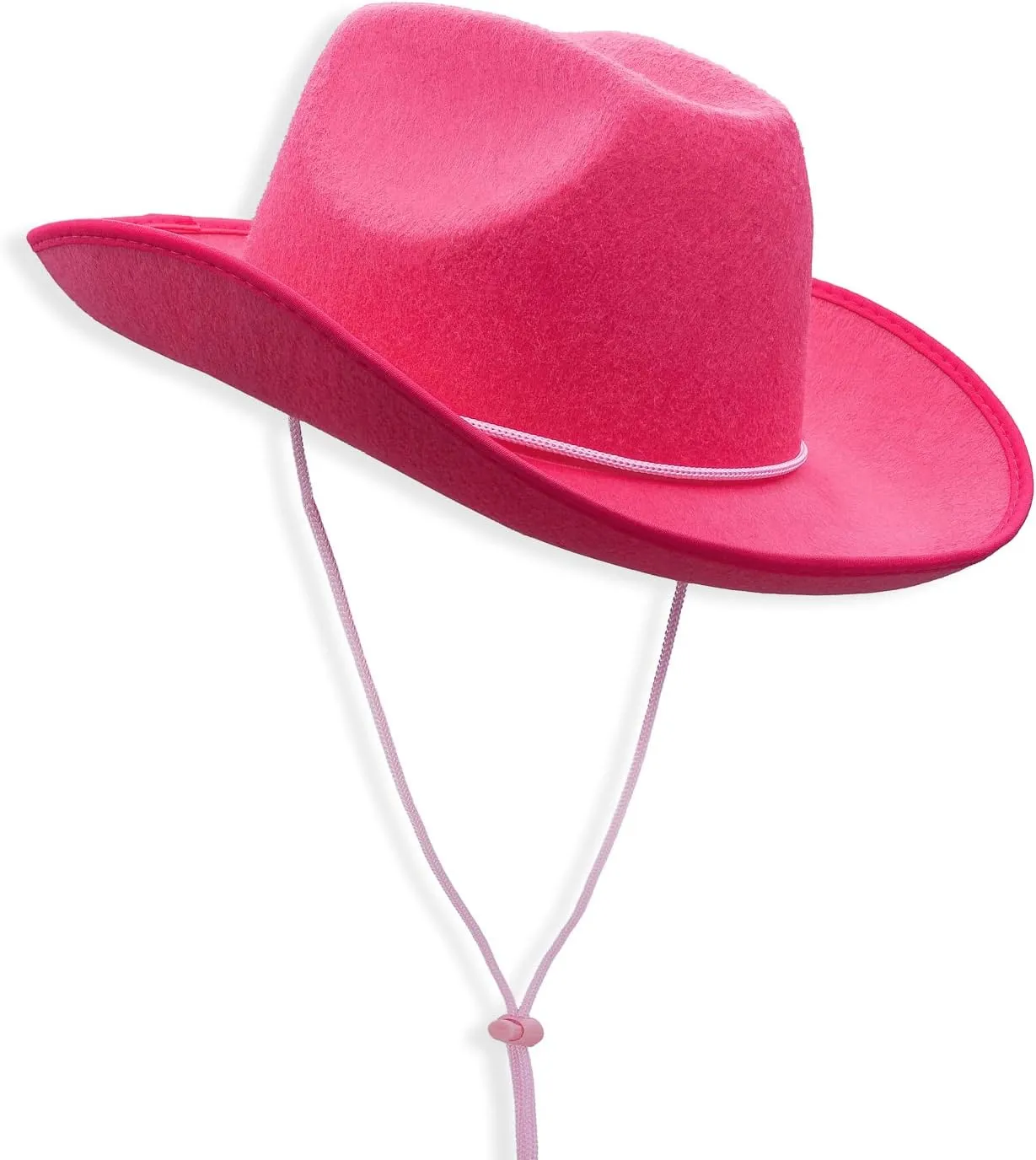 COLLECT PRESENT Plain Felt Cowboy & Cowgirl Hat for Men, Women, and Teens | Western Studded Cowboy Hat in Adult Sizes