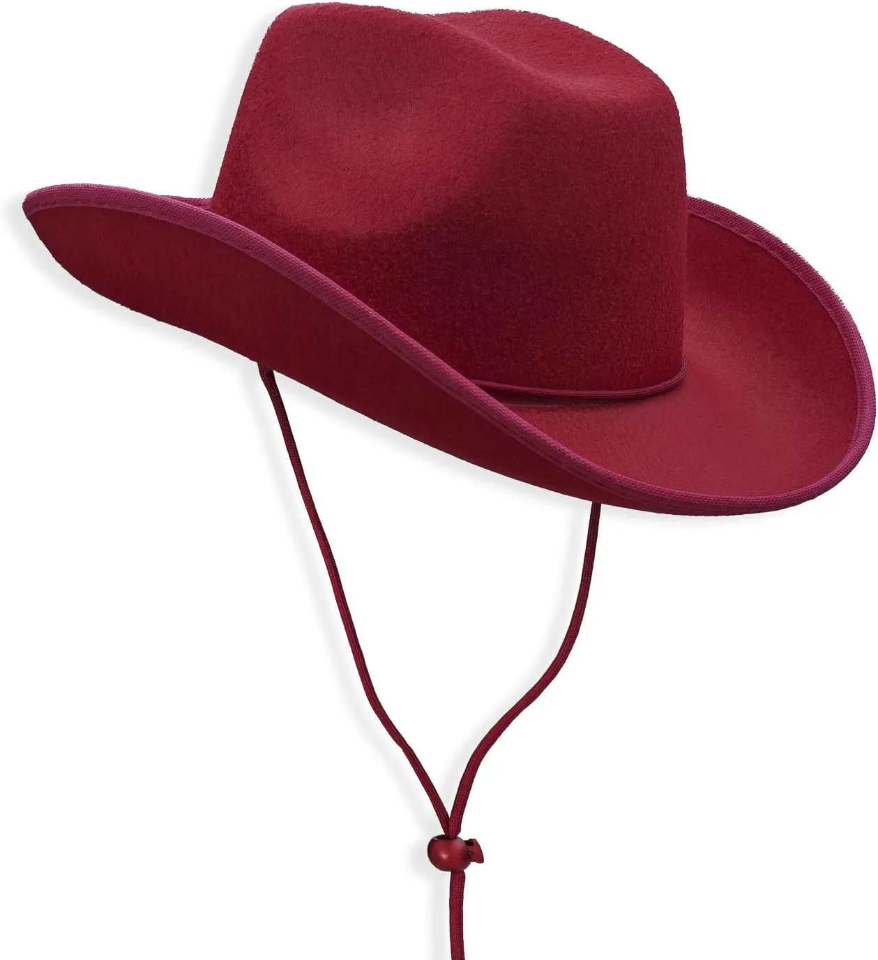 COLLECT PRESENT Plain Felt Cowboy & Cowgirl Hat for Men, Women, and Teens | Western Studded Cowboy Hat in Adult Sizes