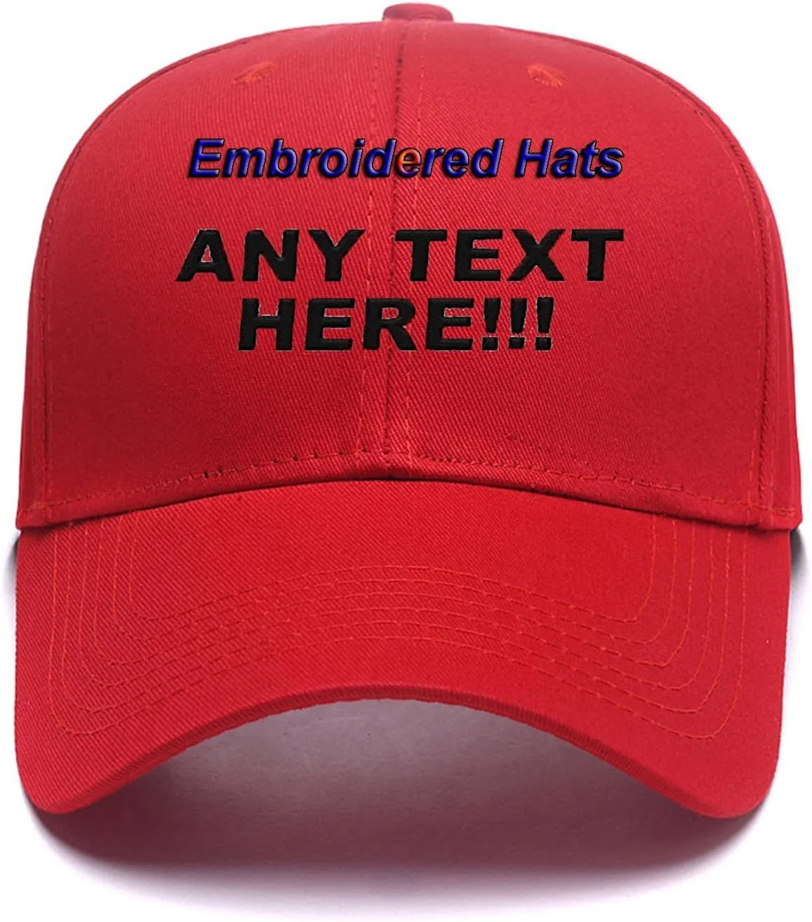Custom Embroidered Hats Your Own Text Curved Bill Hip Hop Snapback Baseball Hats