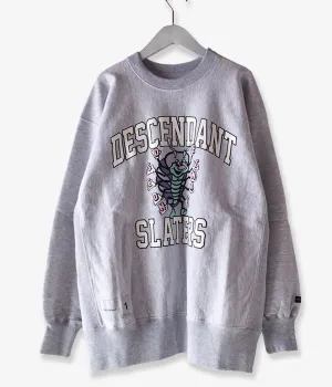DESCENDANT/CRUSTER CREW NECK SWEATSHIRT 01 (GRAY)