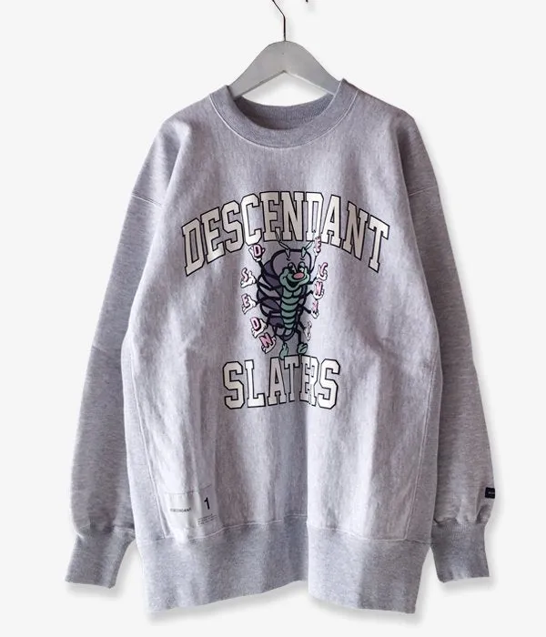 DESCENDANT/CRUSTER CREW NECK SWEATSHIRT 01 (GRAY)