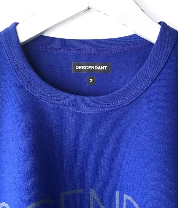 DESCENDANT/PADDLE CREW NECK SS (BLUE)