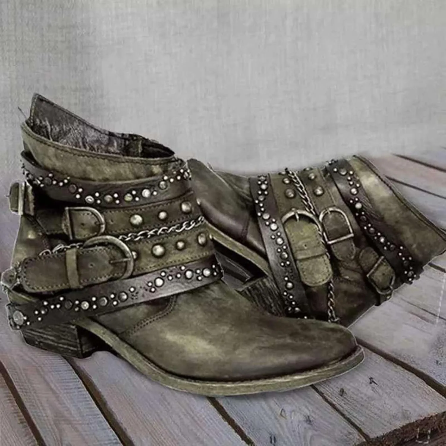 Fall Boots for Women 2024 Ankle Women Booties Ankle Womens Short Boots Black Ankle Boot Comfy Casual Closed Back Low Heel Comfortable Pointed Toe