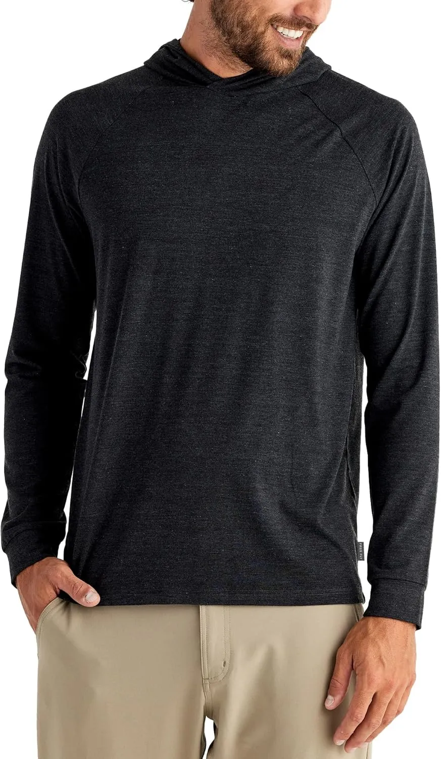 Free Fly Men's Flex Hoodie - Bamboo Viscose Sun Hoodie UPF 50  Sun Protection, Men's Pullover Hooded Shirts