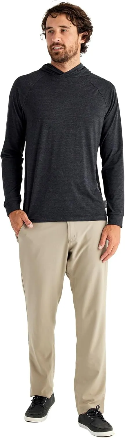 Free Fly Men's Flex Hoodie - Bamboo Viscose Sun Hoodie UPF 50  Sun Protection, Men's Pullover Hooded Shirts