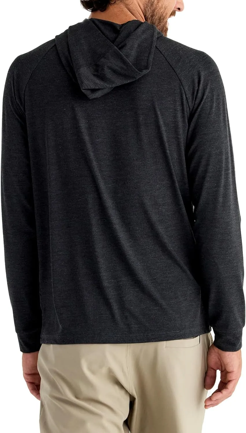 Free Fly Men's Flex Hoodie - Bamboo Viscose Sun Hoodie UPF 50  Sun Protection, Men's Pullover Hooded Shirts