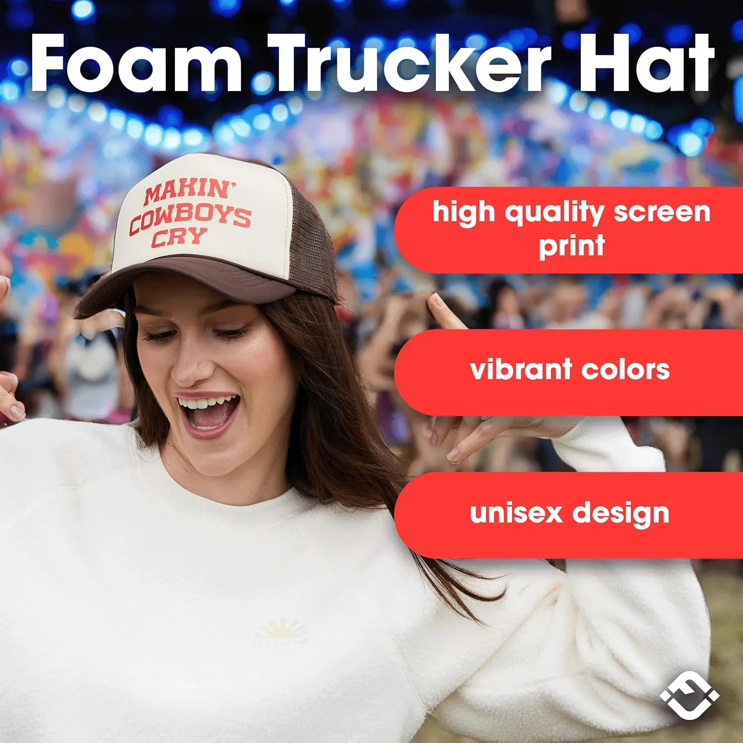 Funky Junque Premium Mesh Snapback Trucker Hat - Stylish Comfort for All - Patriotic, Humor & More