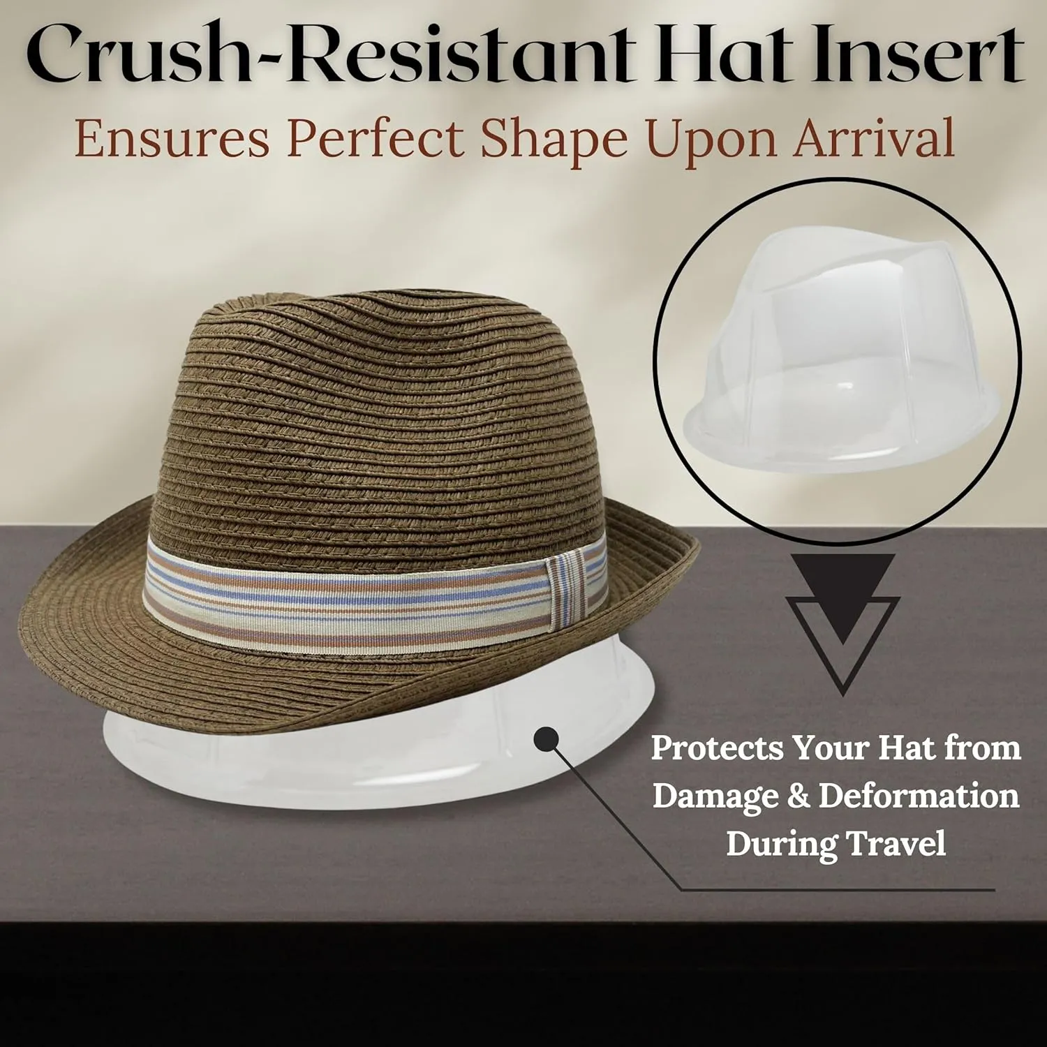 Funky Junque Straw Fedora Hat Beach Summer Short Brim Packable Sun Trilby Unisex UPF 50 