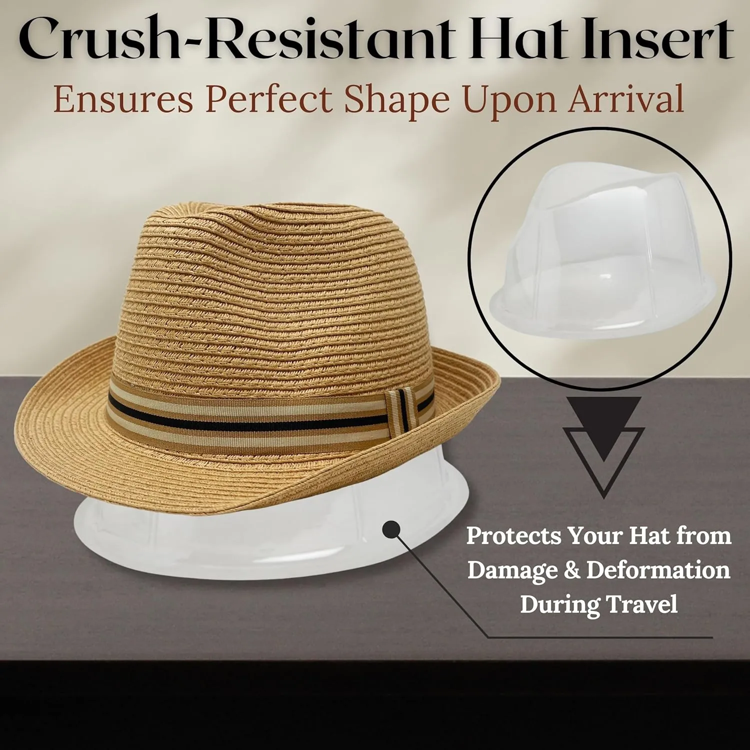 Funky Junque Straw Fedora Hat Beach Summer Short Brim Packable Sun Trilby Unisex UPF 50 