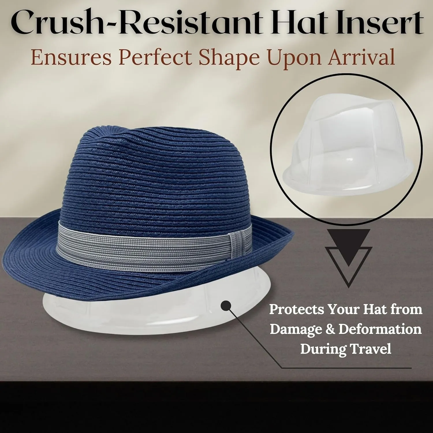 Funky Junque Straw Fedora Hat Beach Summer Short Brim Packable Sun Trilby Unisex UPF 50 
