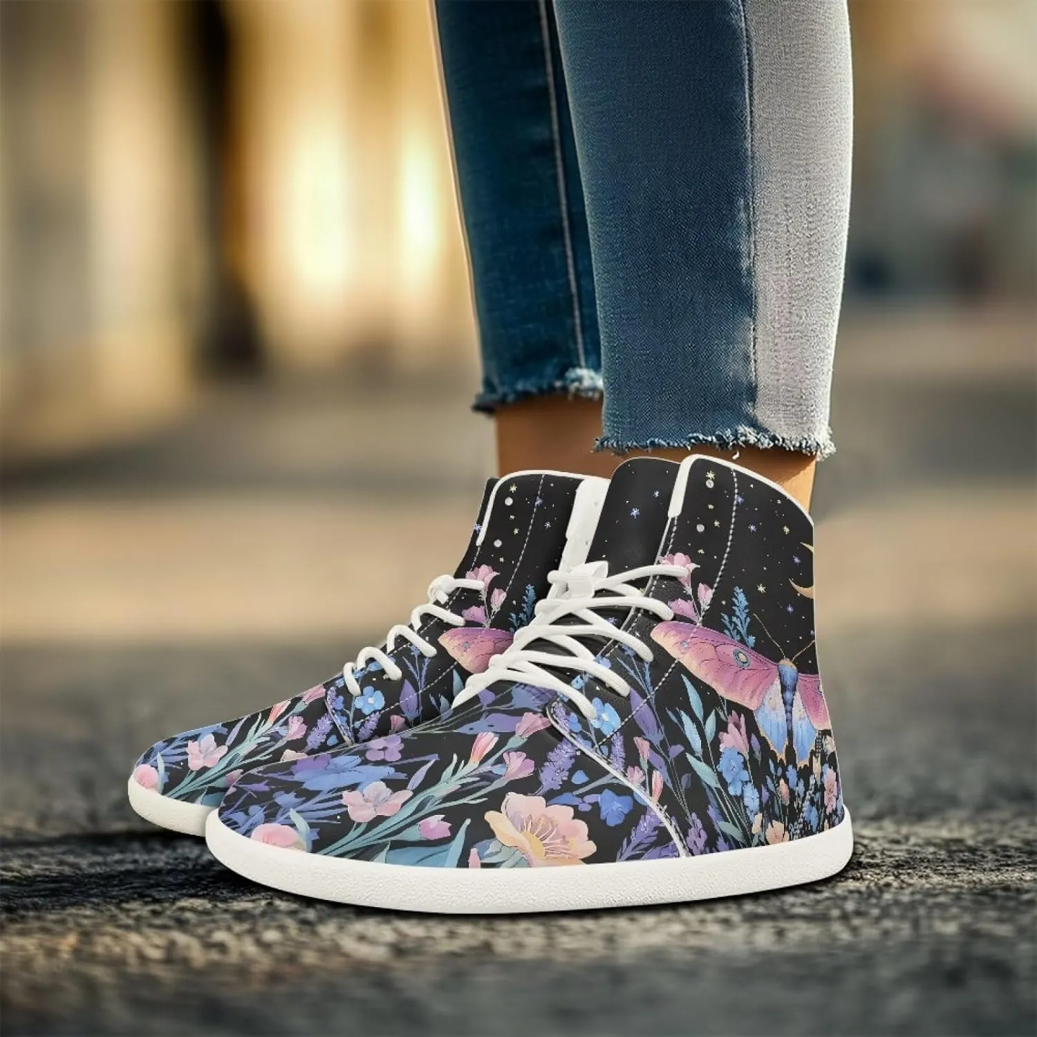 Fuxowvby Women's Minimalist Barefoot Shoes | Wide Wide Toe Box Fashion Sneaker | Zero Drop Tennis Workout Walking Hiking Running Sneaker US 6-13.5