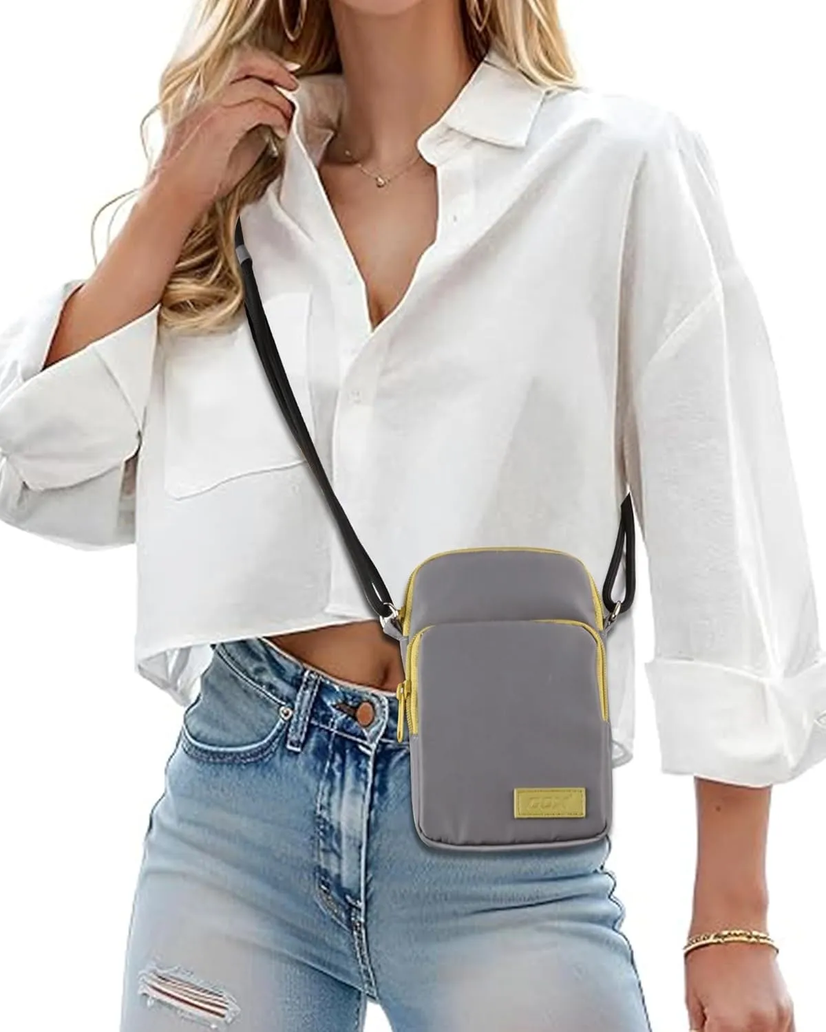 GOX Crossbody Bag for Women Small Size Cell Phone Wallet Purse for Travelling Travel Purse Shoulder Bag