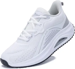 Gyeice Women's Air Walking Shoes Arch Support Orthotic Breathable Tennis Sneakers for Plantar Fasciitis Pain Relief US 5.5-11