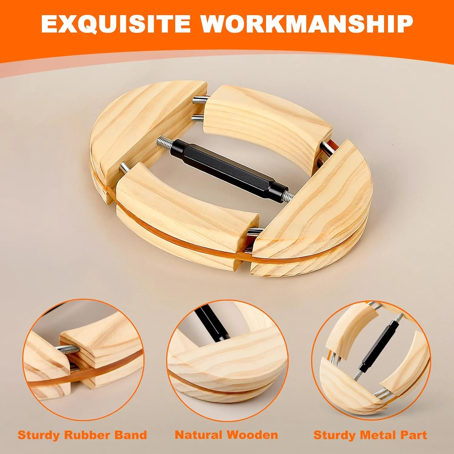 Hat Stretcher 4 Way, Hat Stretcher for Fitted Hats Size 6 7/8 to 8 1/2, Hat Jack Stretcher, Heavy Duty of Hat Extender