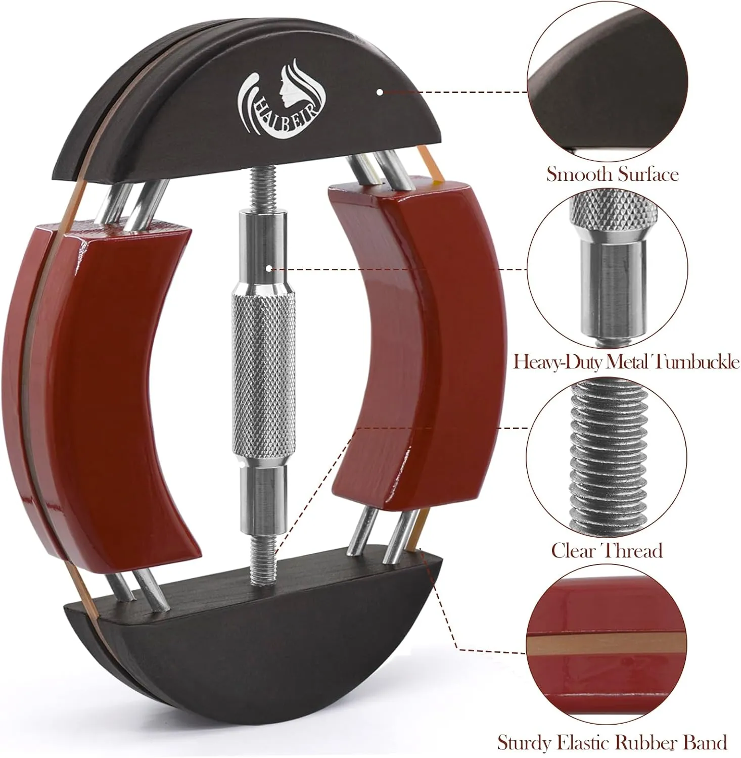 Hat Stretcher 4-Way Wooden Hat Stretcher for Adults One Size from 7.08'' to 9.6'',Simple & Easy to Use