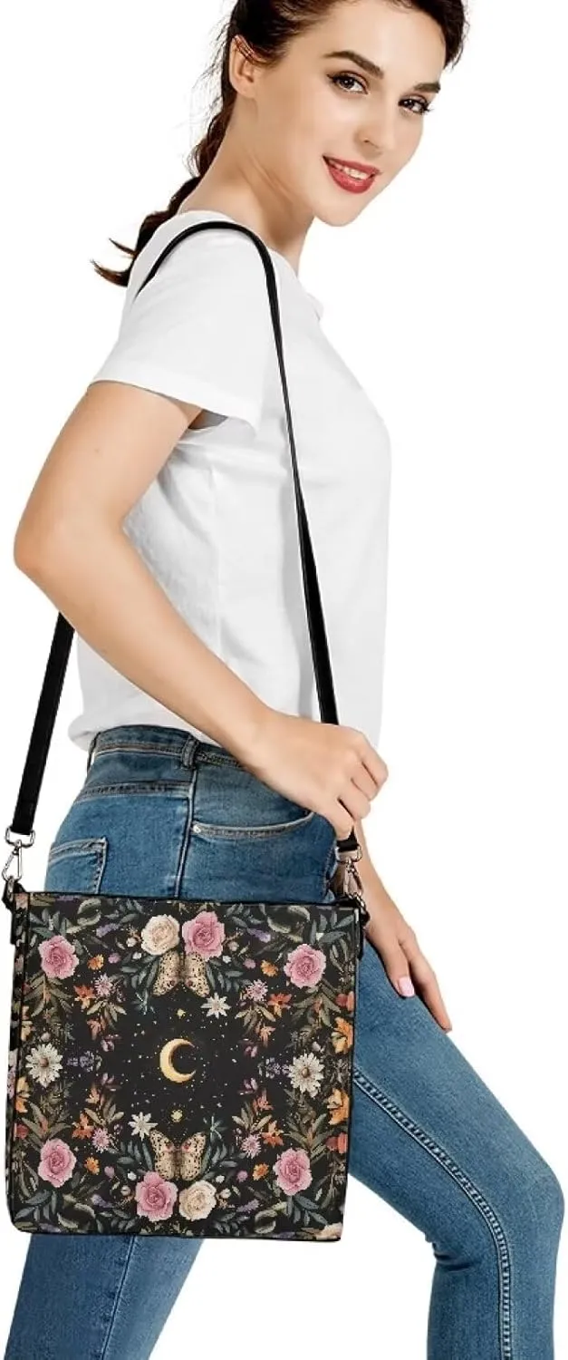 HUGS IDEA Cute Shoulder Bag Hobo Handbag for Women Purse Leather Top Handle Bags