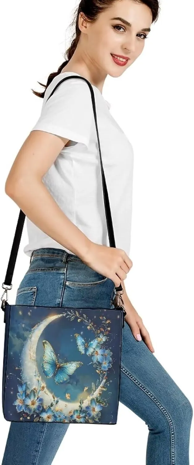 HUGS IDEA Cute Shoulder Bag Hobo Handbag for Women Purse Leather Top Handle Bags