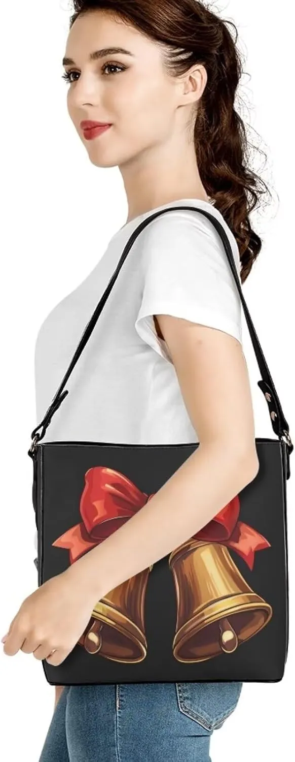 HUGS IDEA Cute Shoulder Bag Hobo Handbag for Women Purse Leather Top Handle Bags