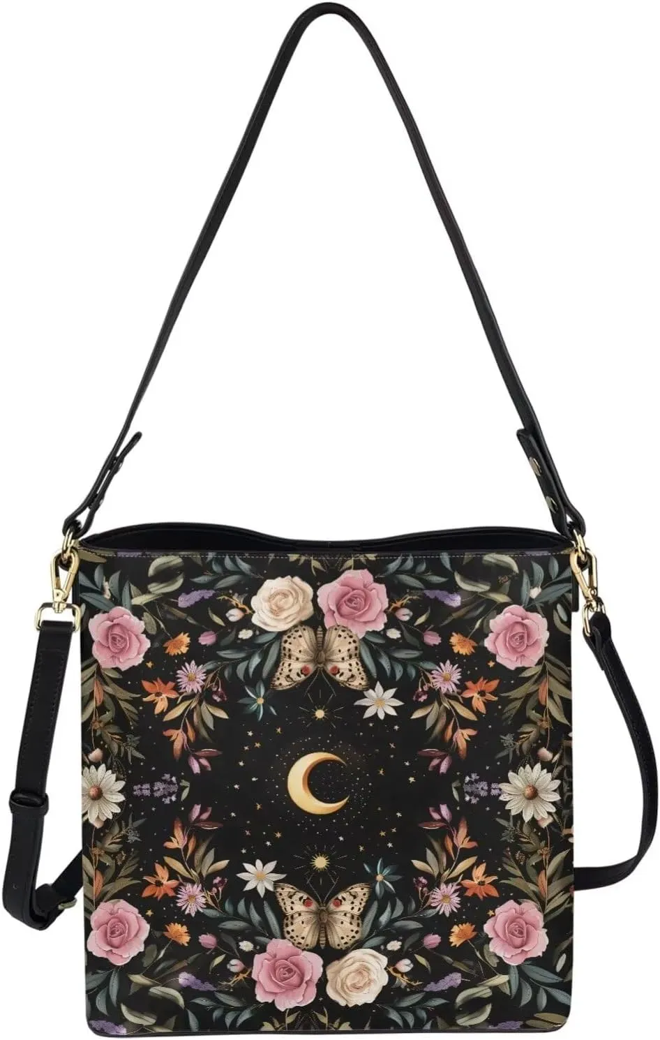 HUGS IDEA Cute Shoulder Bag Hobo Handbag for Women Purse Leather Top Handle Bags