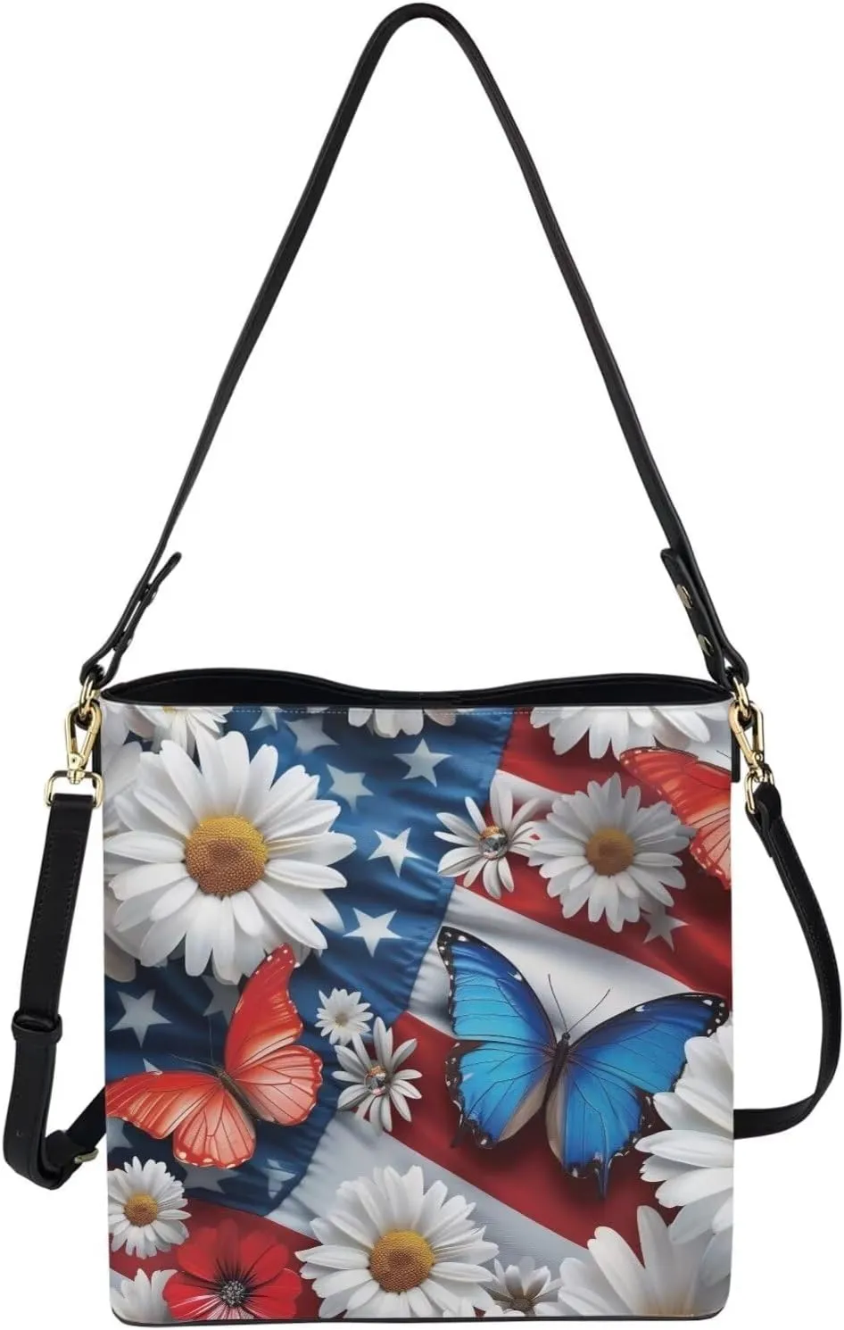 HUGS IDEA Women Hobo Bucket Satchel Bag Fashion Ladies Tote Handbag Cross Body Bags Cute Shoulder Purse
