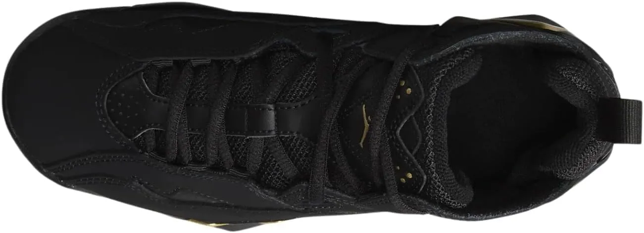 Jordan Big Kid's True Flight White/Black-Yellow Ochre (343795 107)