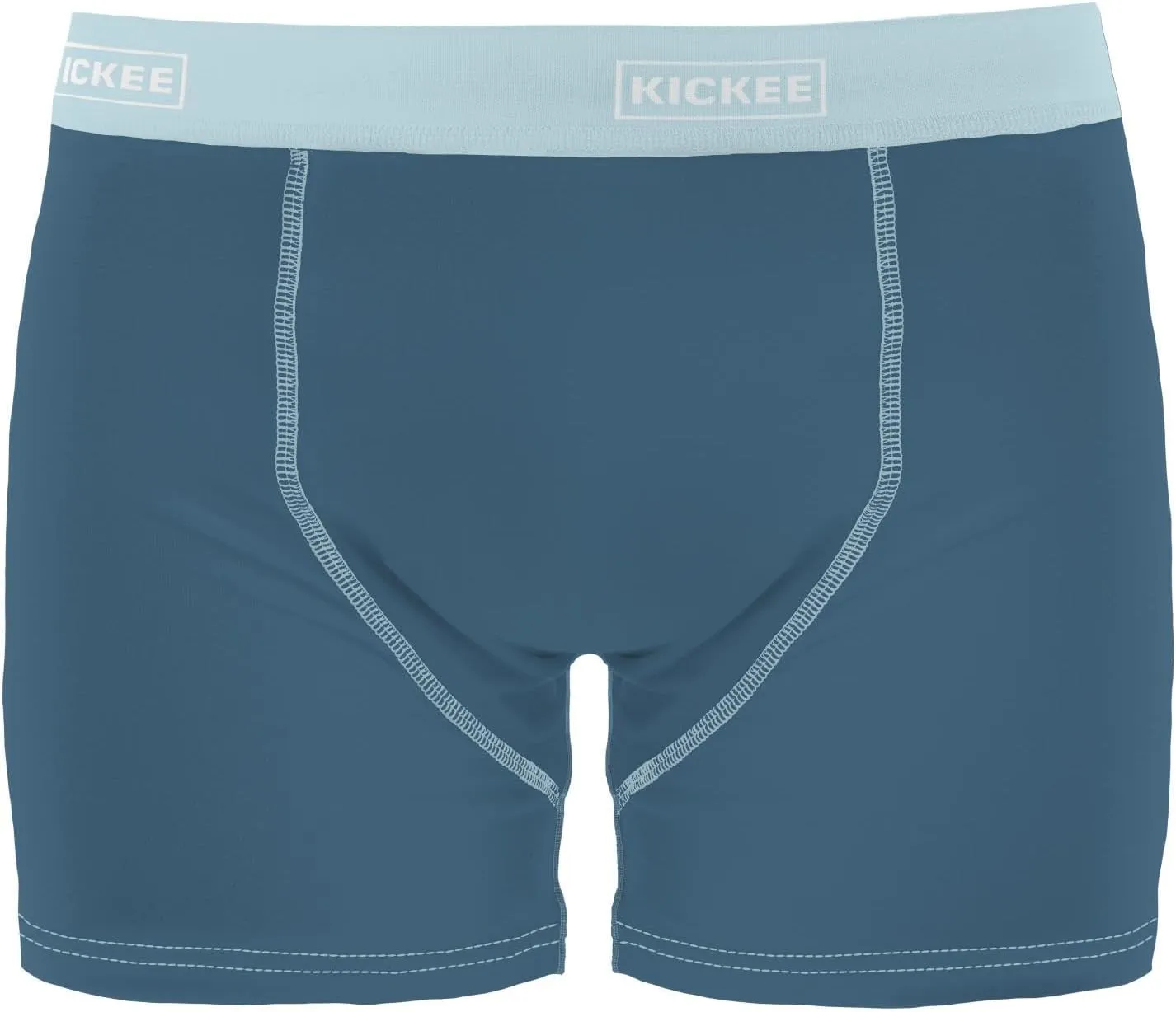 KICKEE Mens Print Boxer Brief Underwear Set of 2, Silky Soft Printed Briefs for Men, Lightweight and Breathable