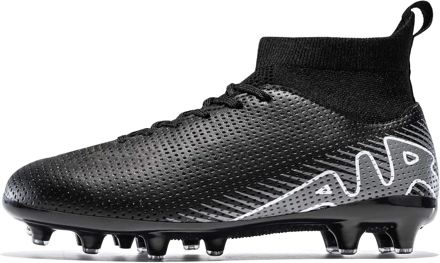 Kids Soccer Shoes-Firm Ground Soccer Cleats Boys Girls Athletic Outdoor Indoor
